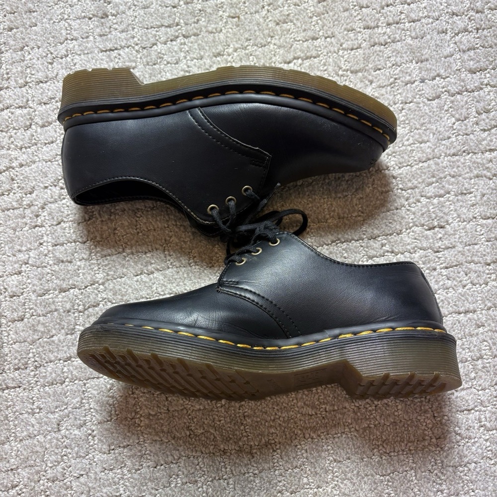Dr. Martens 1461 Shoes Mens 4 Womens 5 Leather Lace Up Slip Resistant Oxfords - Picture 7 of 10